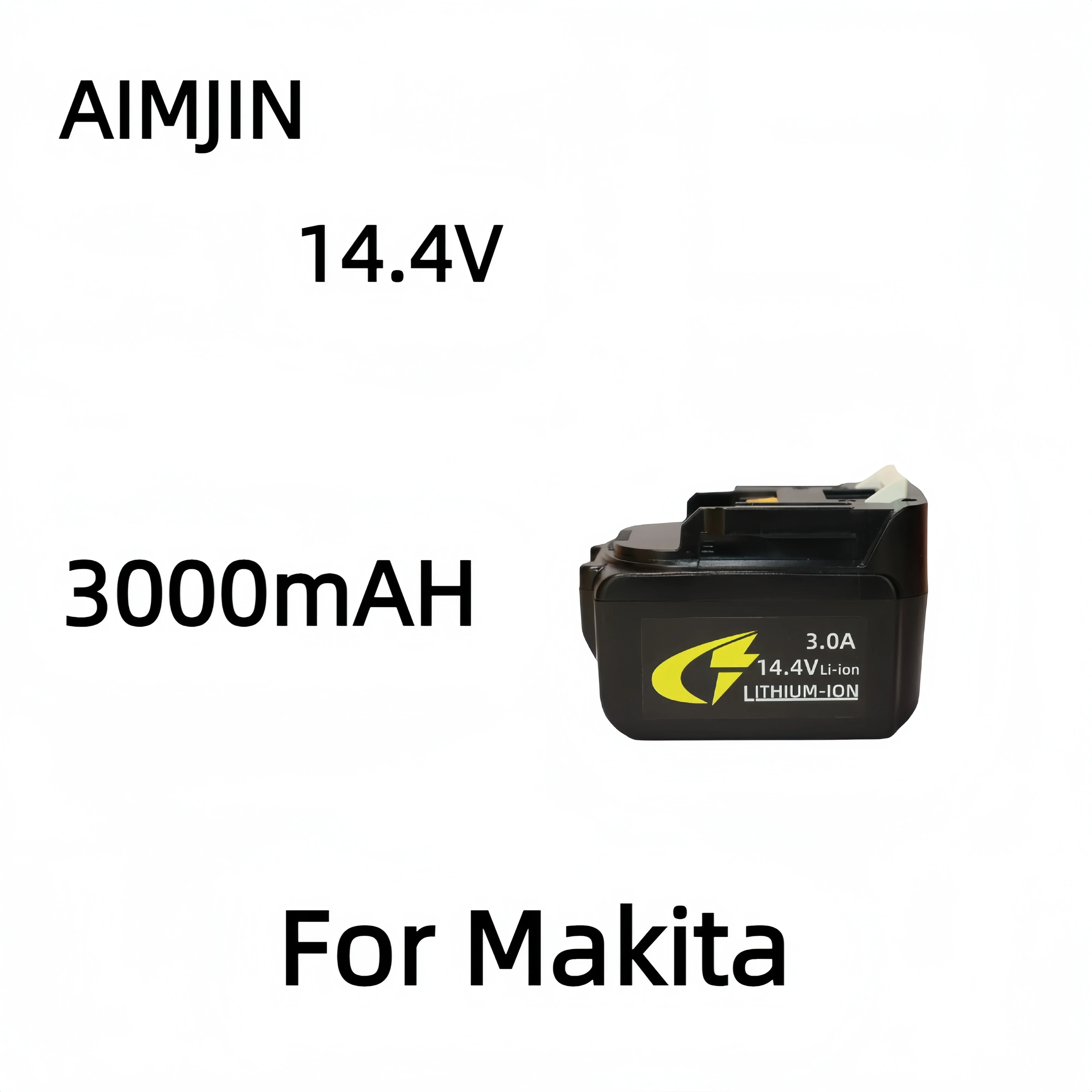 14.4V 3000mAH Li-Ion Rechargeable Tools Battery for MAKITA 1822 192826-5 192827-3 PA18
14.4V 3000mAH Li-Ion Rechargeable Tools Battery for MAKITA 1822 192826-5 192827-3 PA18