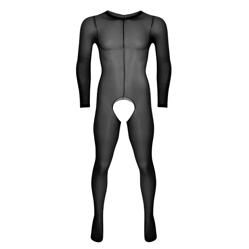 Men's Sexy Underwear Gay Sissy Sheer Body Stockings Open Crotch Erotic Lingerie Fetish Bodysuit See Through Jumpsuit
Men's Sexy Underwear Gay Sissy Sheer Body Stockings Open Crotch Erotic Lingerie Fetish Bodysuit See Through Jumpsuit