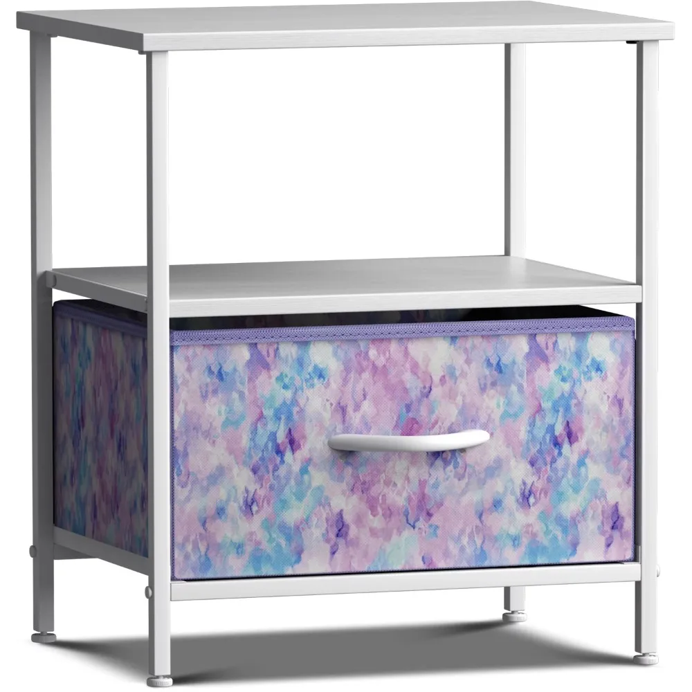 Nightstand 1-Drawer Shelf Storage- Bedside Chest for Home Bedroom Office College Dorm Steel Frame Wood Top Freight free
Nightstand 1-Drawer Shelf Storage- Bedside Chest for Home Bedroom Office College Dorm Steel Frame Wood Top Freight free