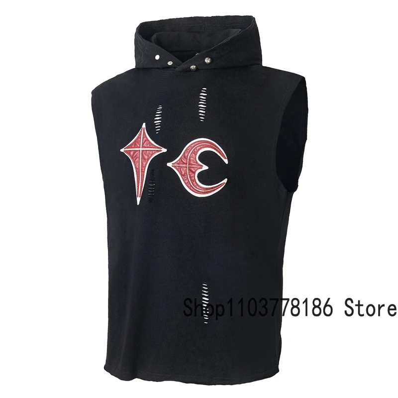 Trend Brand Summer Fashion New Thug Club Sleeveless T-shirts Unisex Street Pop Loose Leather Embroidery Tank Tops THUG CLUB Vest
Trend Brand Summer Fashion New Thug Club Sleeveless T-shirts Unisex Street Pop Loose Leather Embroidery Tank Tops THUG CLUB Vest