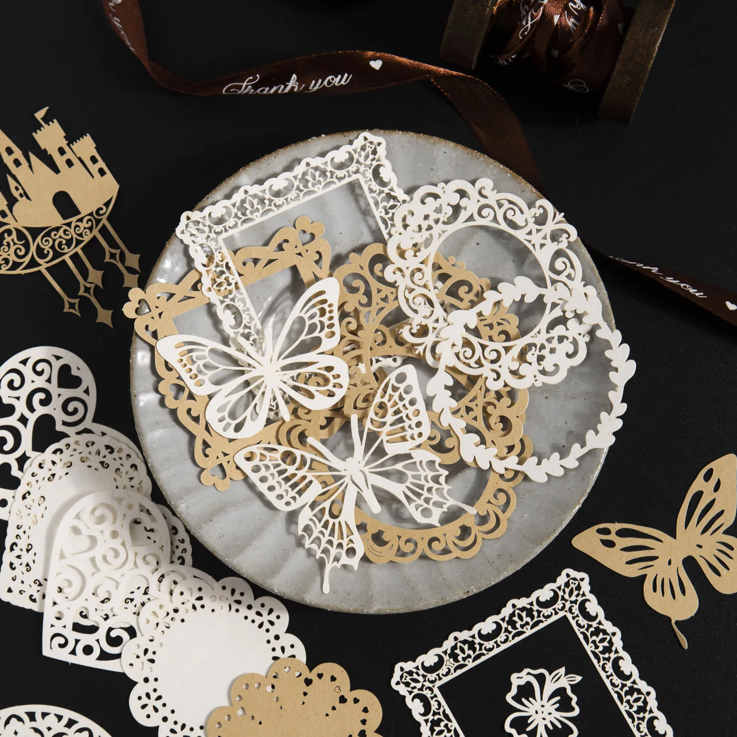 50 Sheets Looking for Lace Territory Series Vintage Lace Hollow Material Paper Creative DIY Junk Journal Collage Deco Stationery
50 Sheets Looking for Lace Territory Series Vintage Lace Hollow Material Paper Creative DIY Junk Journal Collage Deco Stationery
