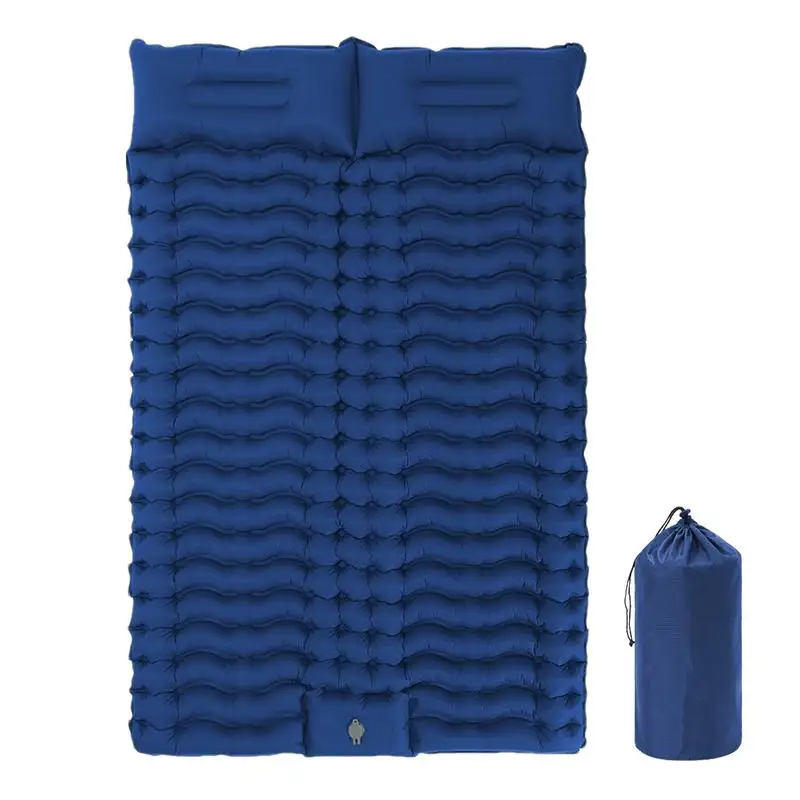 

2 Person Sleeping Pad Ultralight Sleeping Air Pad Extra-Thick Self-Inflatable Built-in Foot Pump Waterproof Camping Sleeping Pad