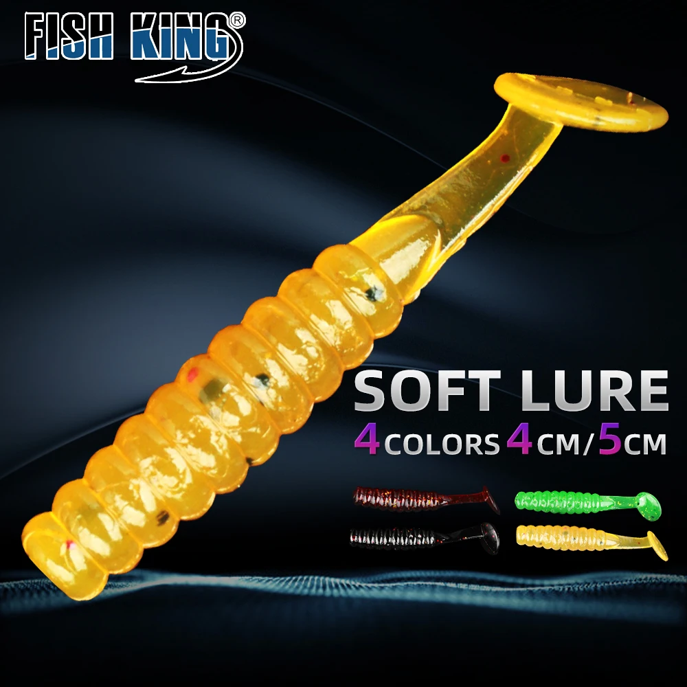 FISH KING Soft Lures Silicone Bait 40mm 50mm Worm bait Swimbait Streamer Sea Fishing Spoon Lure Wobblers Artificial Tackle
FISH KING Soft Lures Silicone Bait 40mm 50mm Worm bait Swimbait Streamer Sea Fishing Spoon Lure Wobblers Artificial Tackle