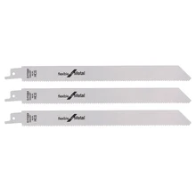 3Pcs Saw Blade Cutting Wood Plastic S1122EF Jigsaw Blades Set For Wood Plastic Metal Cutting Made 225mm HCS Reciprocating
3Pcs Saw Blade Cutting Wood Plastic S1122EF Jigsaw Blades Set For Wood Plastic Metal Cutting Made 225mm HCS Reciprocating
