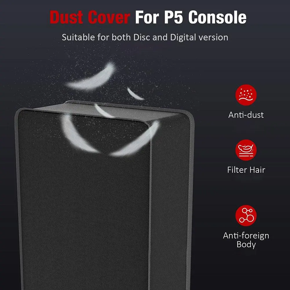 For PS5 Slim Console Dust Cover Dust Protector For Playstation 5 Slim Console Disc & Digital Console Washable Protective Ca V9X1
For PS5 Slim Console Dust Cover Dust Protector For Playstation 5 Slim Console Disc & Digital Console Washable Protective Ca V9X1