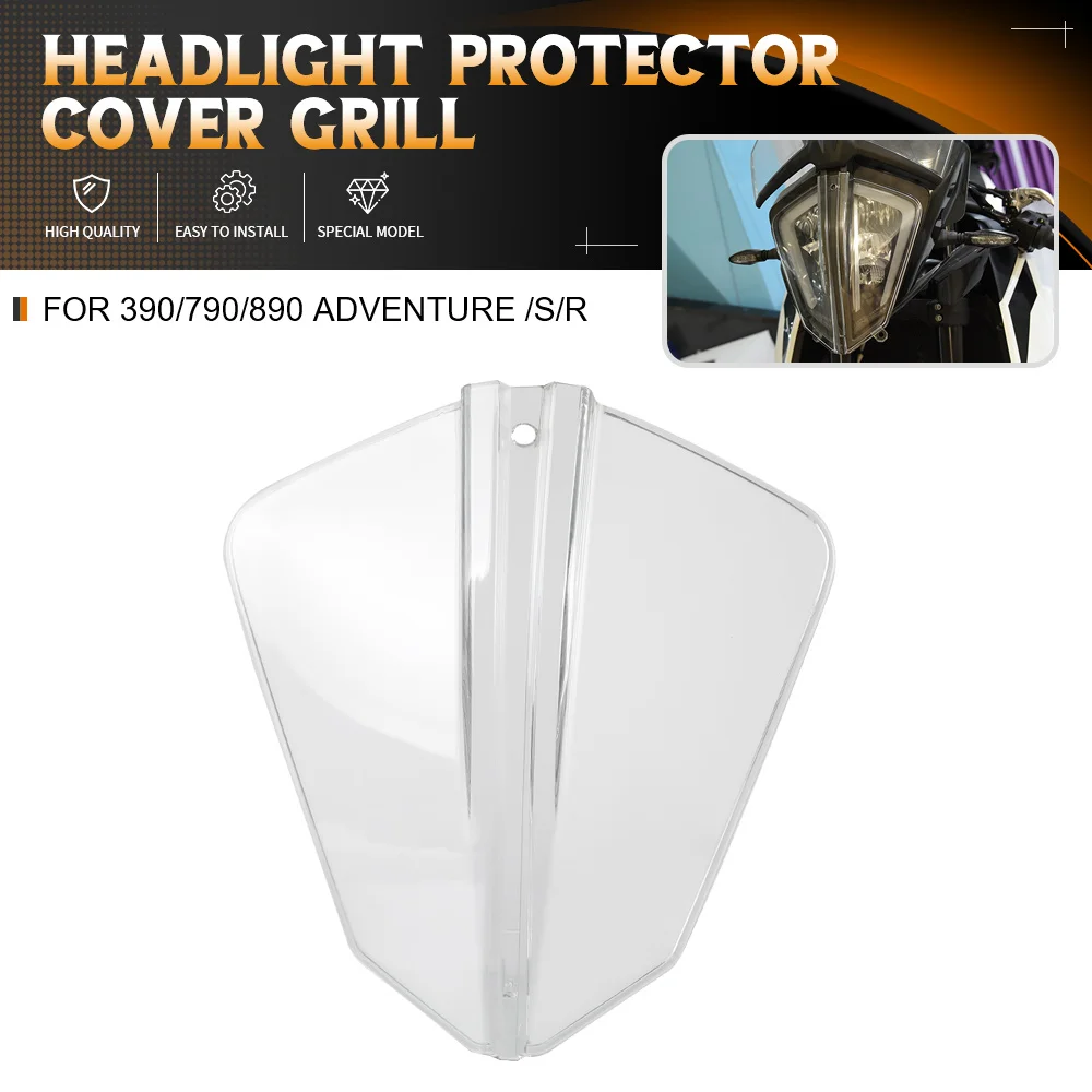 Headlight cover grill Light Lamp Cover Protect FOR 390 ADVENTURE 2020-2021 790 ADVENTURE S R 2019-2021 890 ADVENTURE R 2020-2021
Headlight cover grill Light Lamp Cover Protect FOR 390 ADVENTURE 2020-2021 790 ADVENTURE S R 2019-2021 890 ADVENTURE R 2020-2021