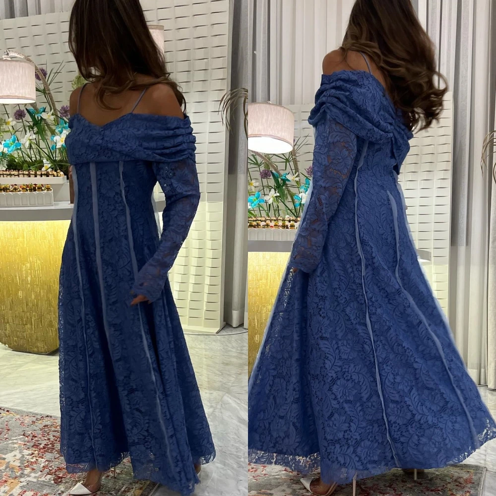Zhitomyr Matching Exquisite Off-the-shoulder A-line Formal Ocassion Gown Anke length lace Prom Dresses
Zhitomyr Matching Exquisite Off-the-shoulder A-line Formal Ocassion Gown Anke length lace Prom Dresses