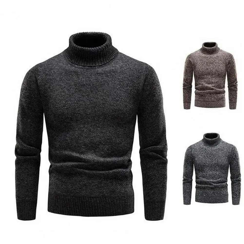 Autumn Winter Men's Warm Sweater Long Sleeve Turtleneck Sweater Retro Knitted Sweater Pullover Sweater
Autumn Winter Men's Warm Sweater Long Sleeve Turtleneck Sweater Retro Knitted Sweater Pullover Sweater