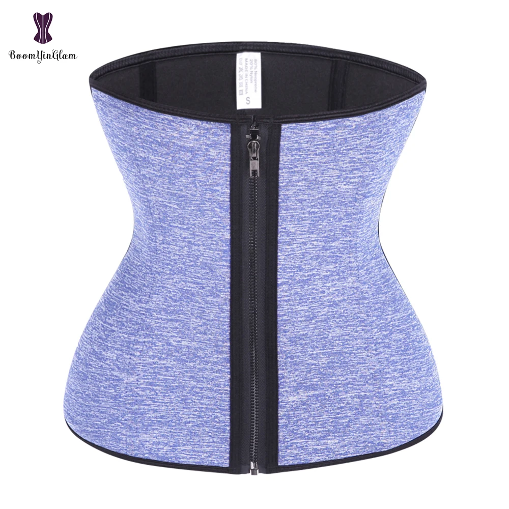 Neoprene Waist Trainer Steel Bones Sweat Body Shaper Hooks and Zipper Corset Shapewear Sports Protection #611
Neoprene Waist Trainer Steel Bones Sweat Body Shaper Hooks and Zipper Corset Shapewear Sports Protection #611