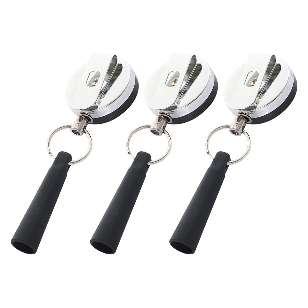 3 Pcs Key Fob Retractable Pen Holder Keychain Hanging Hook Wire Buckle Steel Ring Anti Lose 
3 Pcs Key Fob Retractable Pen Holder Keychain Hanging Hook Wire Buckle Steel Ring Anti Lose