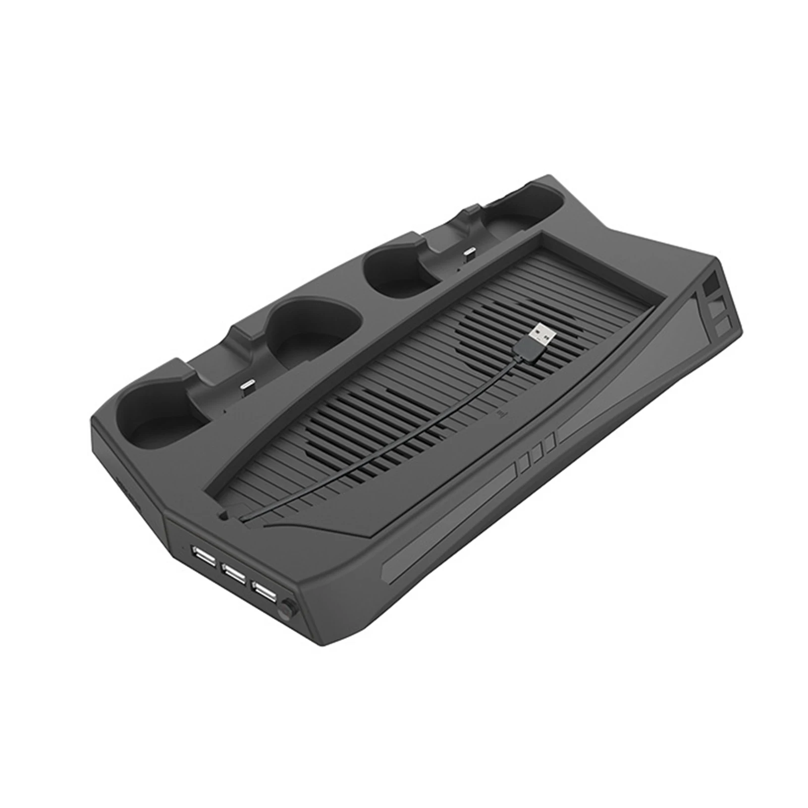 Charging Stand Dual Controller Accessories Station Multifunctional With Cooling Fan Dock Indicator Light USB Hub For PS5 DE UHD
Charging Stand Dual Controller Accessories Station Multifunctional With Cooling Fan Dock Indicator Light USB Hub For PS5 DE UHD