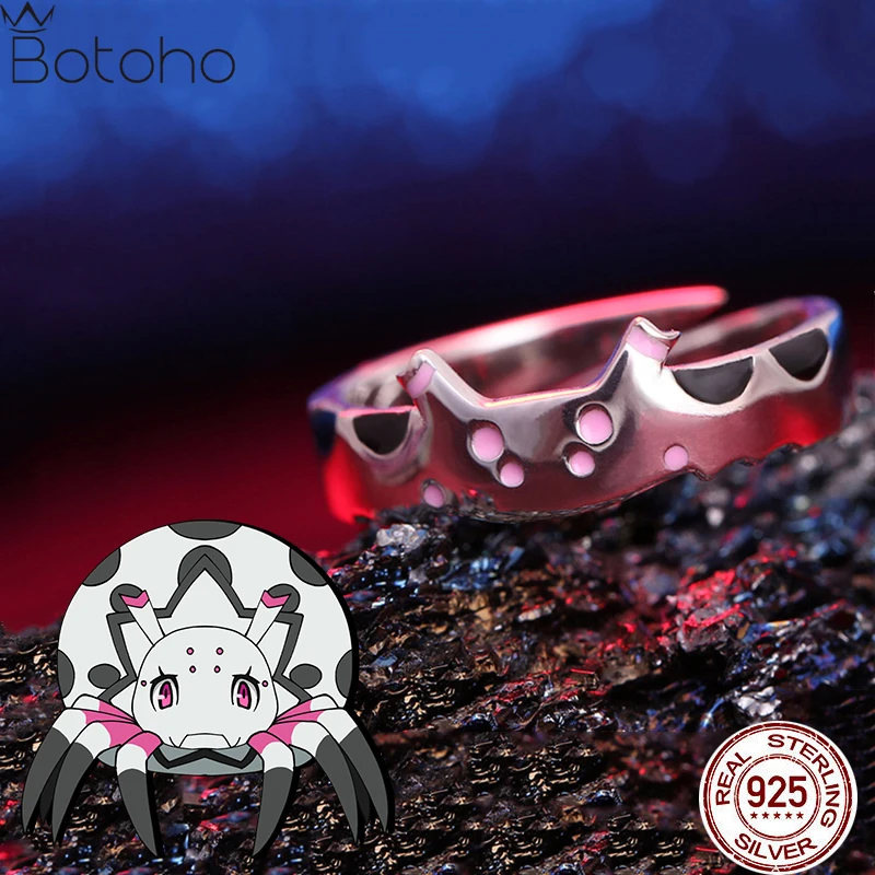 Japanese Anime I'm a Spider So What S925 Sterling Silver Ring Cosplay Jewelry Props For Women Girls Adjustable Finger Ring Gifts
Japanese Anime I'm a Spider So What S925 Sterling Silver Ring Cosplay Jewelry Props For Women Girls Adjustable Finger Ring Gifts