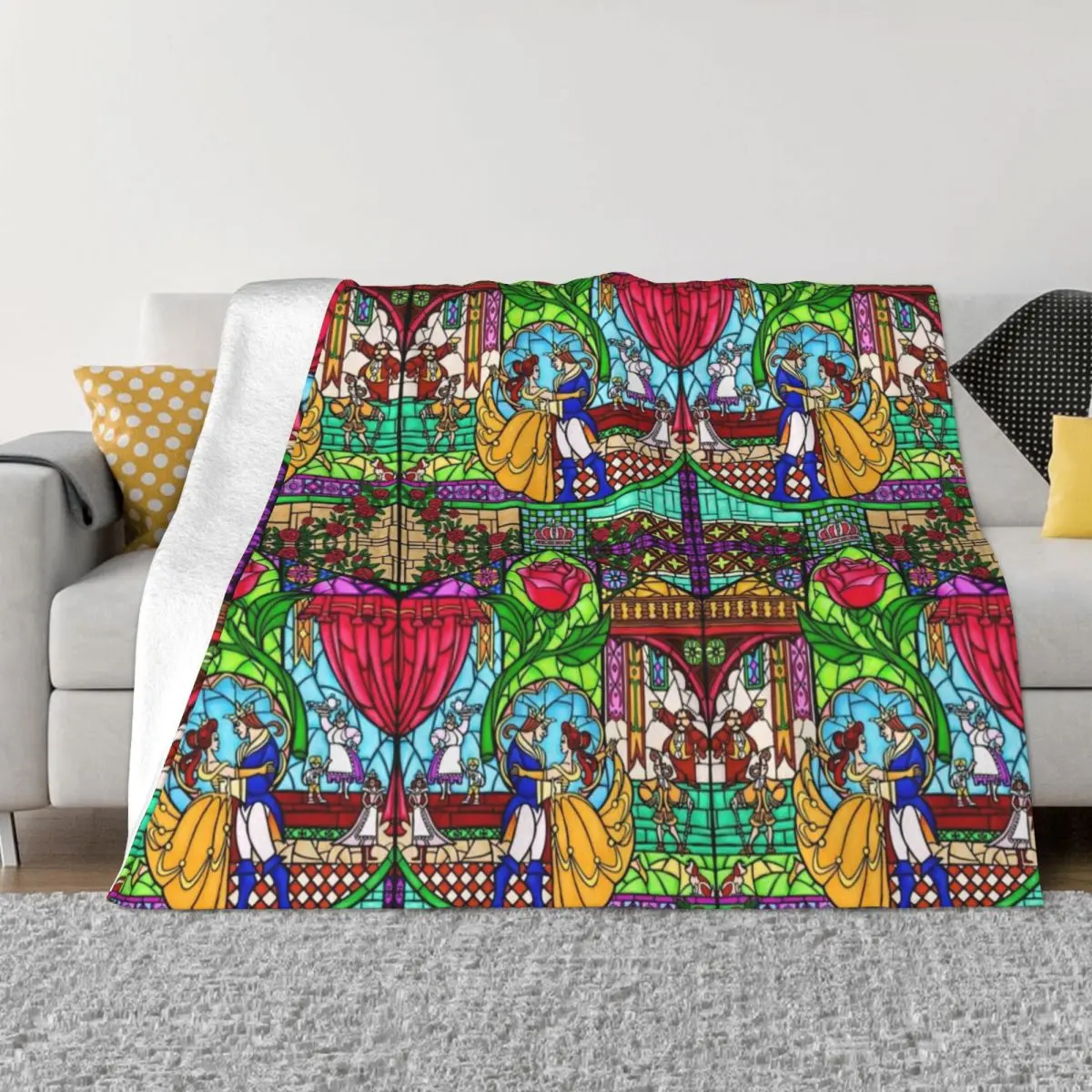 Patterns of the Stained Glass Window Throw Blanket blanket for winter christmas gifts Luxury St Blanket Soft Plush Plaid 
Patterns of the Stained Glass Window Throw Blanket blanket for winter christmas gifts Luxury St Blanket Soft Plush Plaid