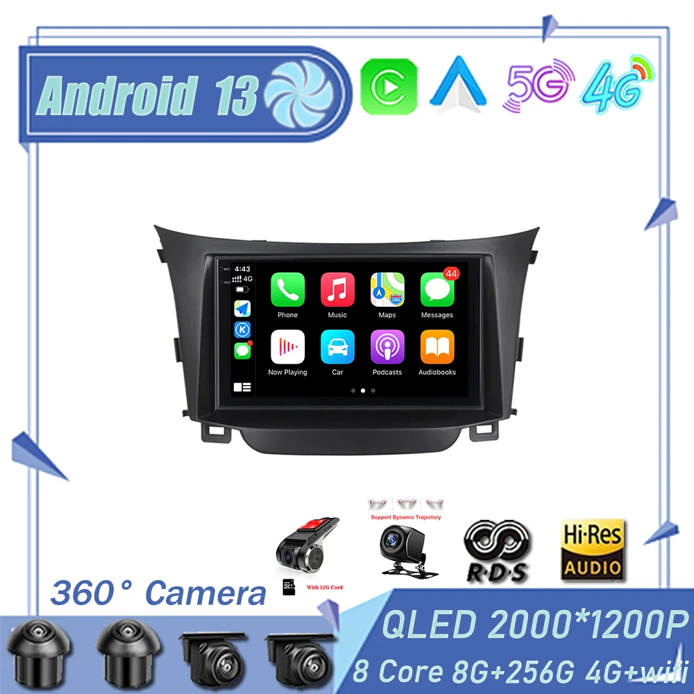 

For Hyundai Sonata 2003 2004 2005 2006 - 2009 Android 13 Car Radio Multimedia Video Player GPS Navigation Autoradio Touchscreen