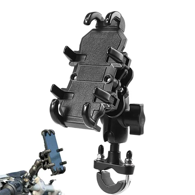 Motorcycle Phone Mount Cell Phone Clamp Hands-Free Adjustable Anti-Shake Quick Install Bike Phone Mount For Navigation Cell
Motorcycle Phone Mount Cell Phone Clamp Hands-Free Adjustable Anti-Shake Quick Install Bike Phone Mount For Navigation Cell