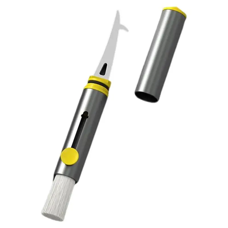 Double Head Car Brush Retracted Car Vent Cleaning Brush With Safety Hammer Air Vent Cleaner For Car Interior Cleaning Tool
Double Head Car Brush Retracted Car Vent Cleaning Brush With Safety Hammer Air Vent Cleaner For Car Interior Cleaning Tool