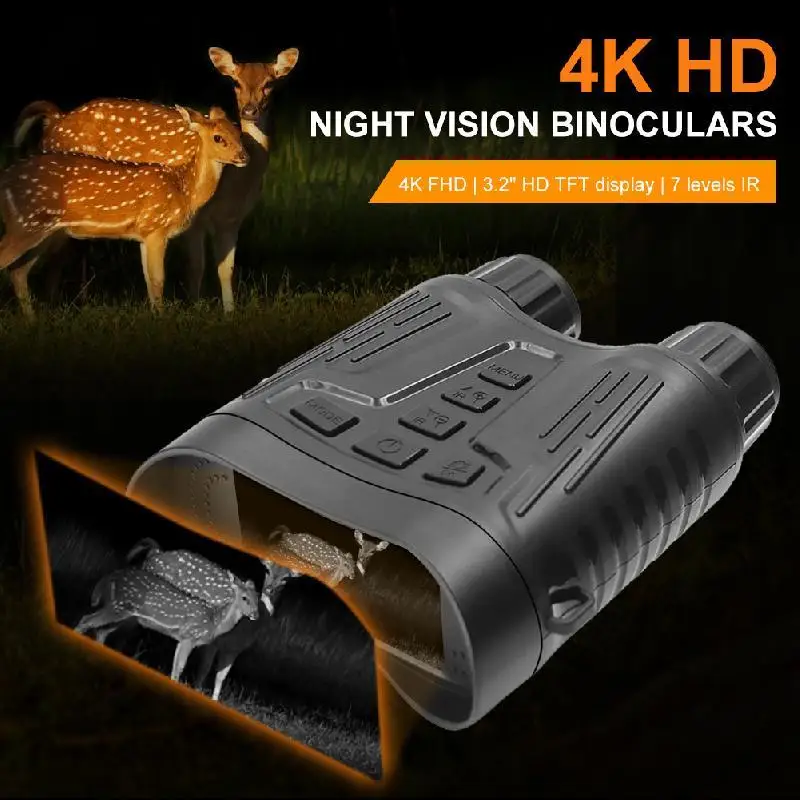NV2180 Binoculars Day Night Dual Use 4K 3.2" Infared Digital Night Vision Binocular for Scouting 8X Zoom Day and Goggles Hunting
NV2180 Binoculars Day Night Dual Use 4K 3.2" Infared Digital Night Vision Binocular for Scouting 8X Zoom Day and Goggles Hunting
