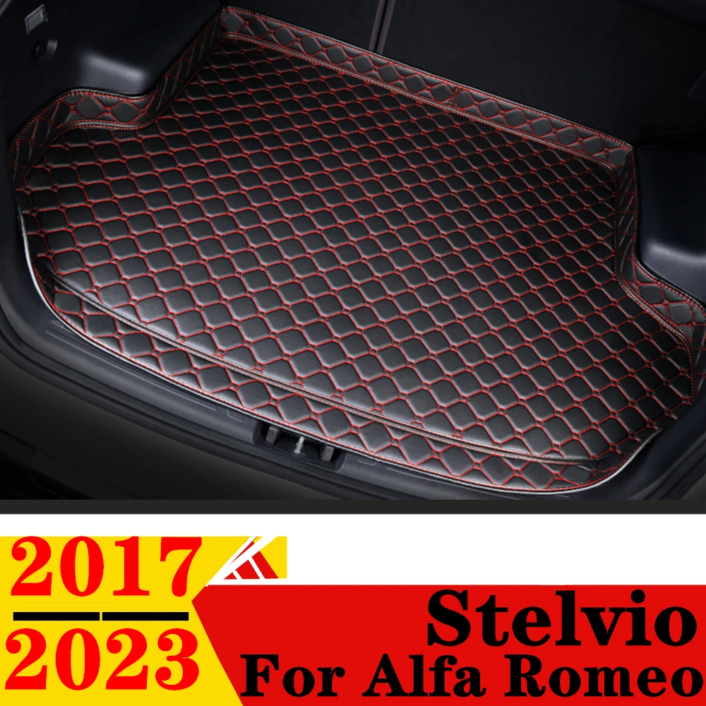 Car Trunk Mat For Alfa Romeo Stelvio 2017-2023 High Side Waterproof Rear Cargo Cover Carpet Pad AUTO Tail Accessories Boot Liner
Car Trunk Mat For Alfa Romeo Stelvio 2017-2023 High Side Waterproof Rear Cargo Cover Carpet Pad AUTO Tail Accessories Boot Liner