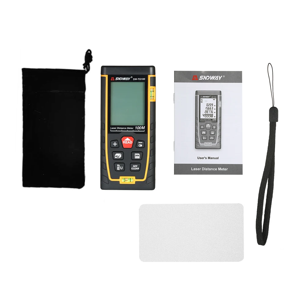 Digital Laser Distance Meter Mini Range Finder 30 Groups Data Storage 50 100m Levels Distance Diastimeter
Digital Laser Distance Meter Mini Range Finder 30 Groups Data Storage 50 100m Levels Distance Diastimeter