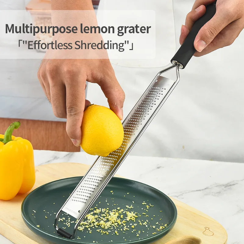 Stainless Steel Cheese Grater & Lemon Zester with Protect Cover Chocolate Fruit Grater Slicer Four shapes Optional Kitchen Tool
Stainless Steel Cheese Grater & Lemon Zester with Protect Cover Chocolate Fruit Grater Slicer Four shapes Optional Kitchen Tool