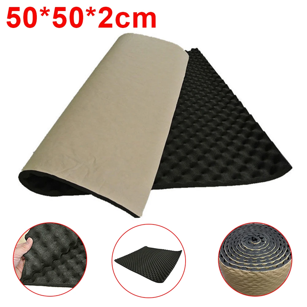 100x50cm Car Sound Deadener Mat Sound Reducing Deadening Noise Insulation Acoustic Dampening Foam Subwoofer Mat Auto Accessories
100x50cm Car Sound Deadener Mat Sound Reducing Deadening Noise Insulation Acoustic Dampening Foam Subwoofer Mat Auto Accessories