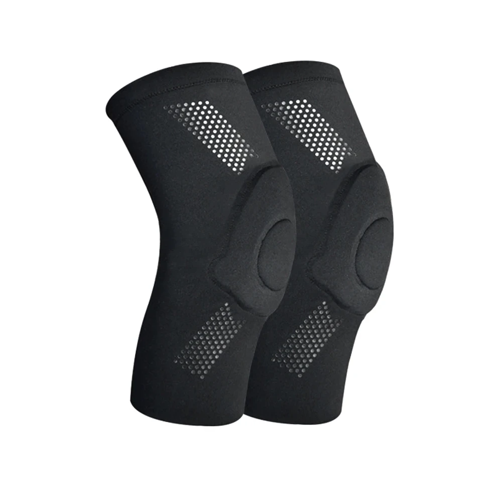 

Fashion Knee Pads Braces & Supports with Upgraded Anti-collision Silicone Unisex Meniscus Protector Knee Protection Knee Brace