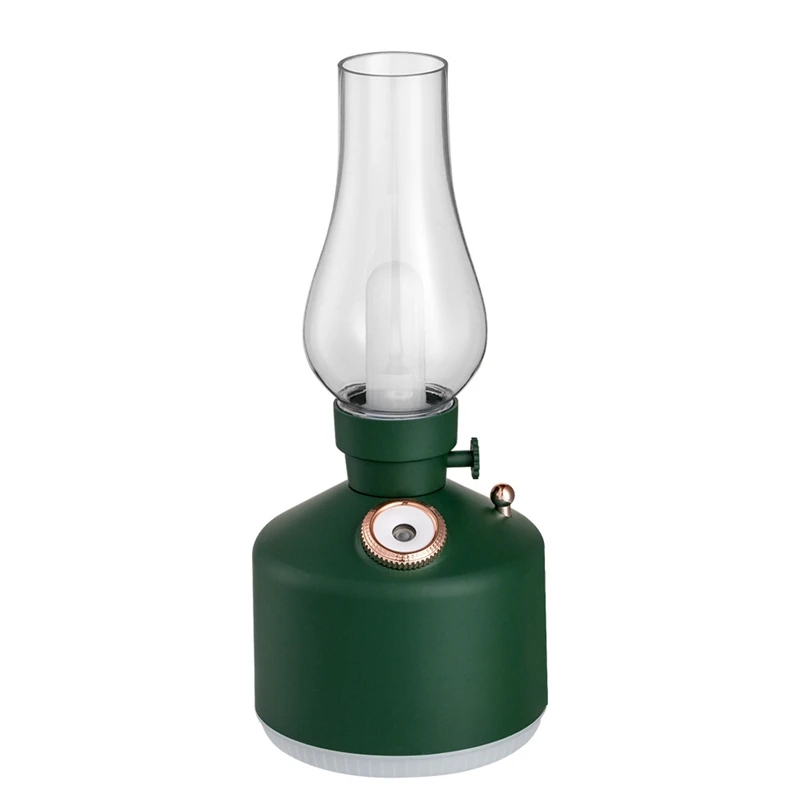Retro Coal Oil Lamp Model LED Night Light Mute Mist Maker USB Rechargeable Wireless Mini Air Humidifier For Car Office
Retro Coal Oil Lamp Model LED Night Light Mute Mist Maker USB Rechargeable Wireless Mini Air Humidifier For Car Office