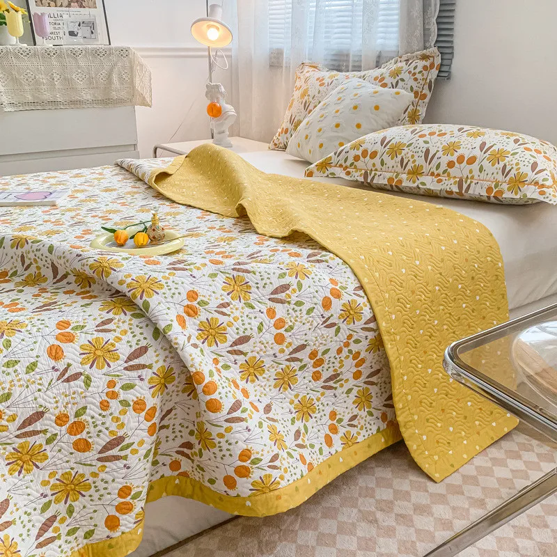 Cotton Quilted Bedspread Set Reversible Plaid Padding Quilt Duvet Linen Blanket Cubrecam Bed Cover Colcha Home Bedding Set 3PCS
Cotton Quilted Bedspread Set Reversible Plaid Padding Quilt Duvet Linen Blanket Cubrecam Bed Cover Colcha Home Bedding Set 3PCS