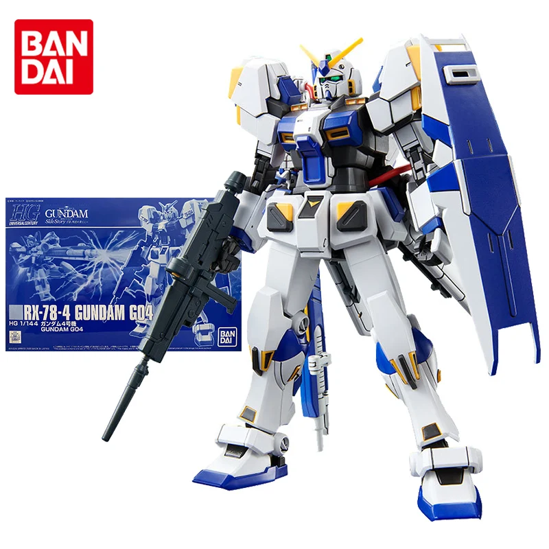 Bandai Gundam Model Kit Anime Figure PB Limited HGUC 1/144 RX-78-4 G04 Genuine Gunpla Model Action Toy Figure Toys for Children
Bandai Gundam Model Kit Anime Figure PB Limited HGUC 1/144 RX-78-4 G04 Genuine Gunpla Model Action Toy Figure Toys for Children