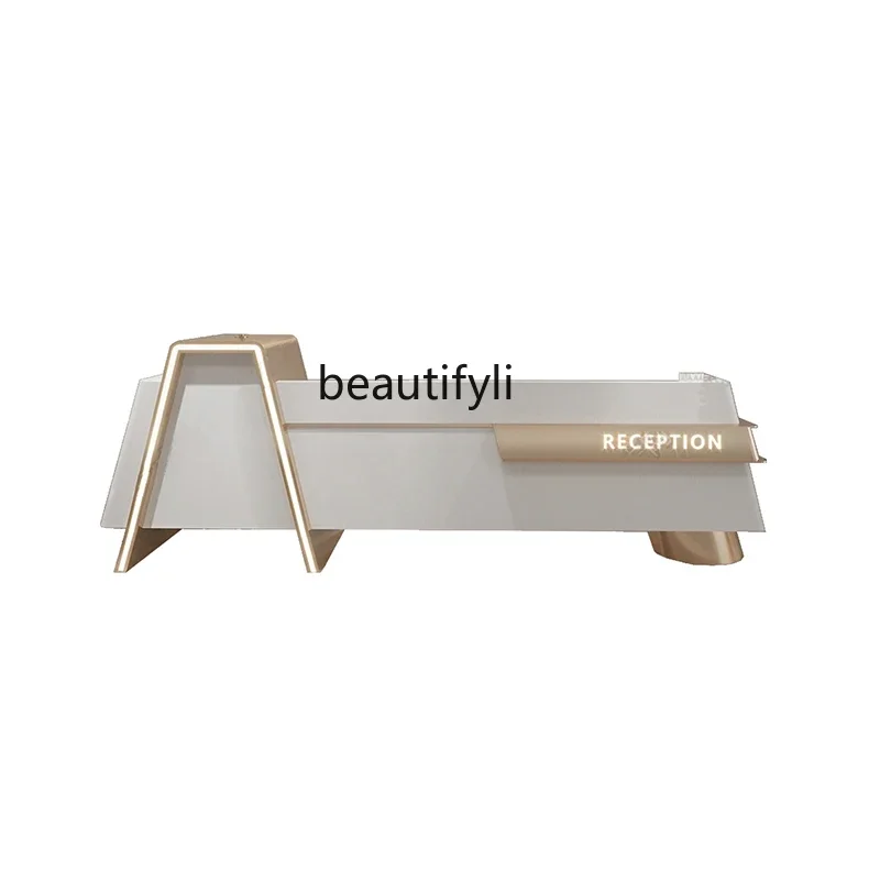 Beauty Salon Bar Cashier Counter Small Modern Minimalist Company Hotel Reception Desk
Beauty Salon Bar Cashier Counter Small Modern Minimalist Company Hotel Reception Desk