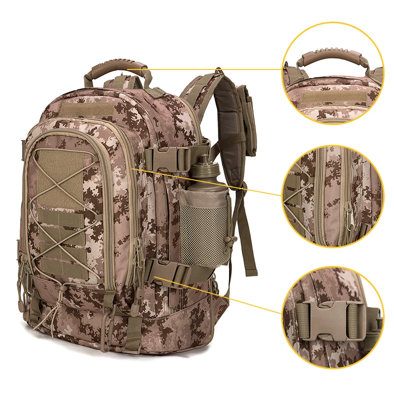 30L 60L Tactical Backpack Nylon Camping Man Military Rucksacks Large Capacity Waterproof Hunting Pack Sport Trekking Fishing Bag
30L 60L Tactical Backpack Nylon Camping Man Military Rucksacks Large Capacity Waterproof Hunting Pack Sport Trekking Fishing Bag