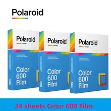 NEW Polaroid 600 Color Film Color Frame Instant Photo Paper 8-24 Sheets For Polaroid 636 637 640 660 Onestep2 Plus Instax Camera