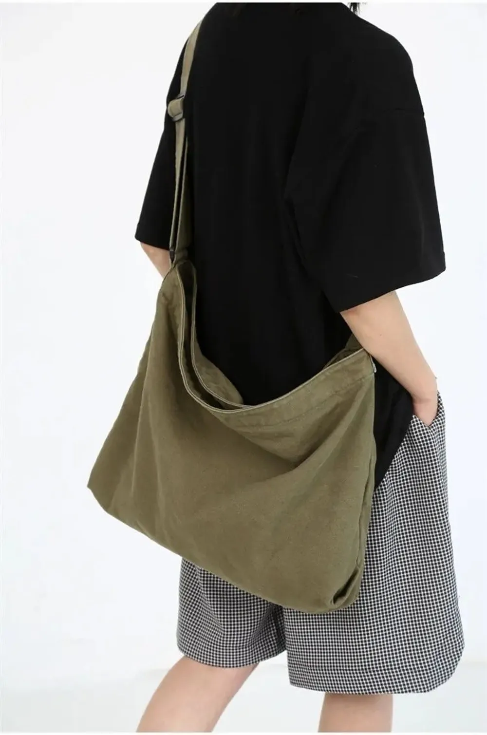 Women's Shoulder Bag Large Capacity Crossbody Bag for Woman 2025 New in Cotton Fashion Korean Female Student School Bag Handbag Women's Shoulder Bag Large Capacity Crossbody Bag for Woman 2025 New in Cotton Fashion Korean Female Student School Bag Handbag