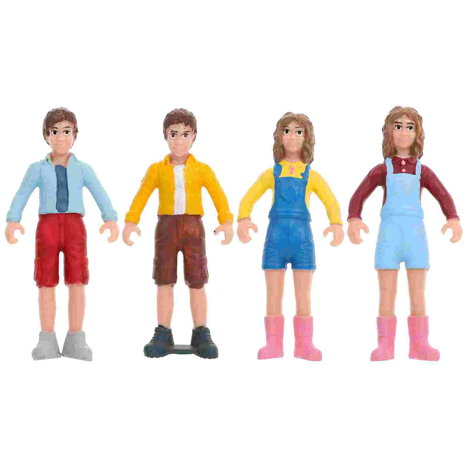 

Character Model Simulated People Figurines Mini Figure Models Layout Figures Imitated Simulation Characters Painted Ornament