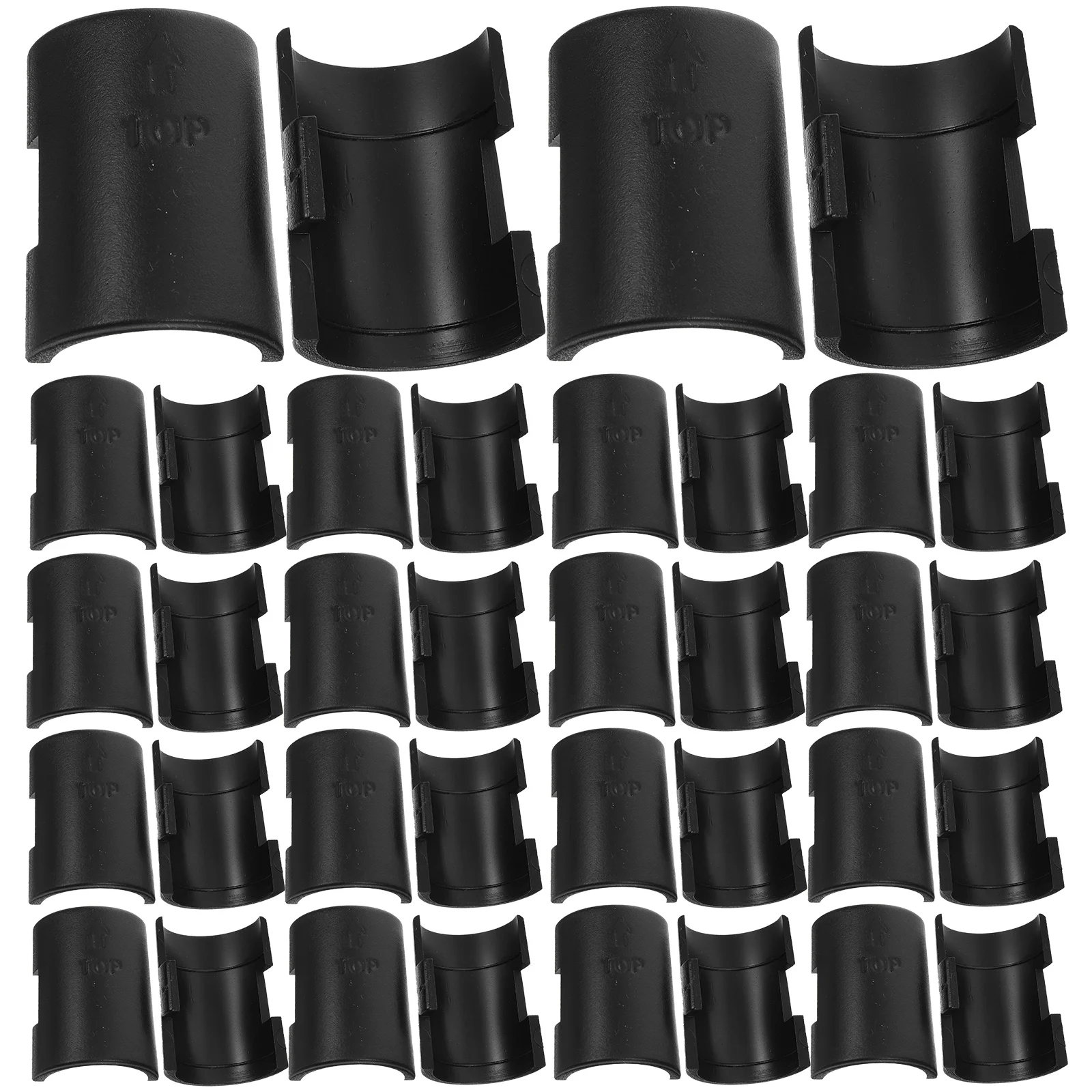 

48pcs Wire Shelf Clip 25mm Post-shelving Plastic Clip Wire Shelf Fastener Clamp