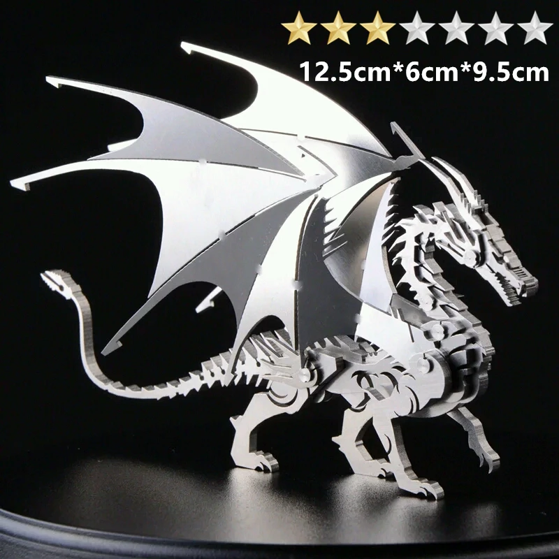 3D DIY High Quality Steel Warcraft Metal Stainless Steel Assembly Kit Model Charizard Decoration Gift
3D DIY High Quality Steel Warcraft Metal Stainless Steel Assembly Kit Model Charizard Decoration Gift