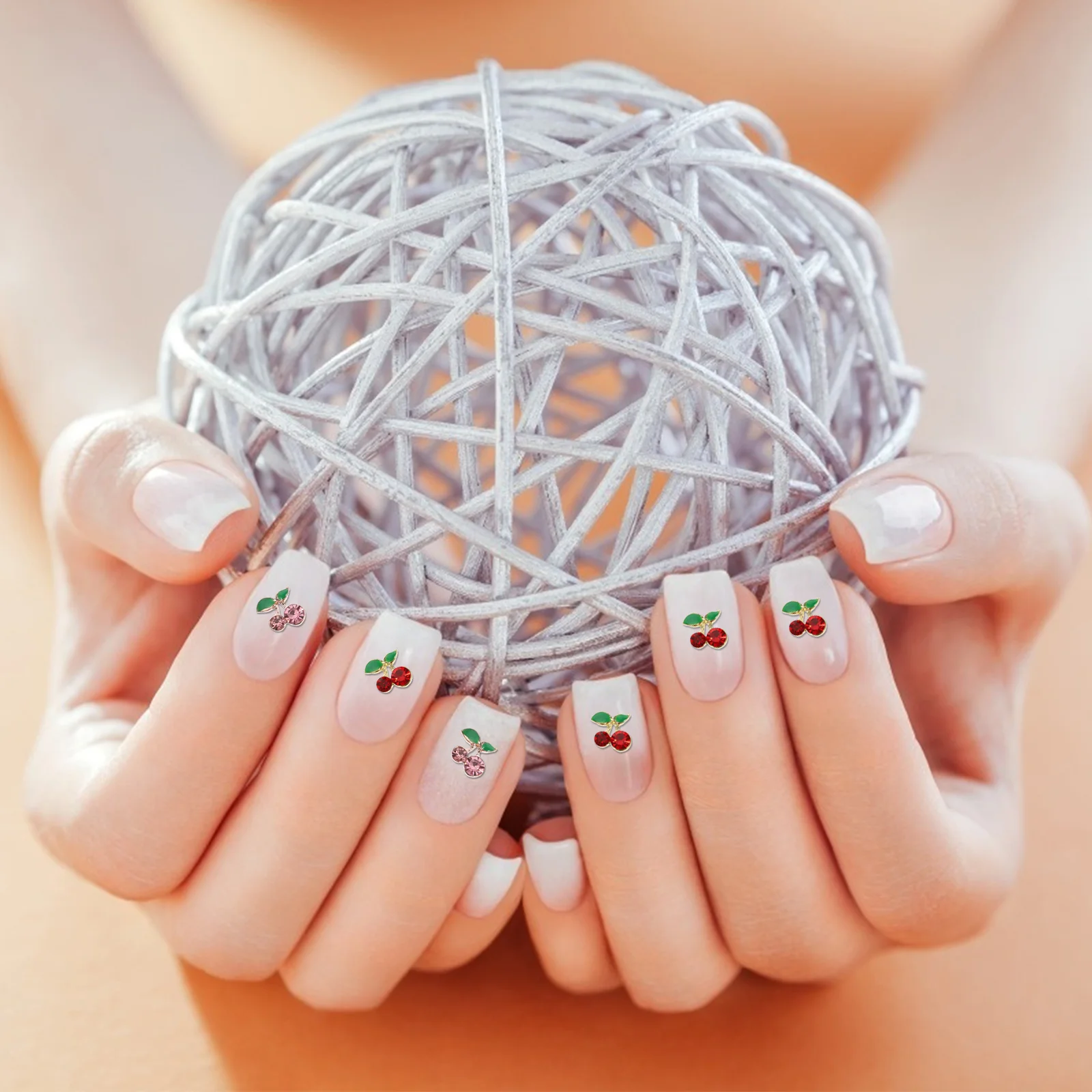 60 Pcs Rhinestone Nail Accessories Decor for Nails Nail Gems Alloy Nail Gemsations Cherry Charms Crystals Gems
60 Pcs Rhinestone Nail Accessories Decor for Nails Nail Gems Alloy Nail Gemsations Cherry Charms Crystals Gems