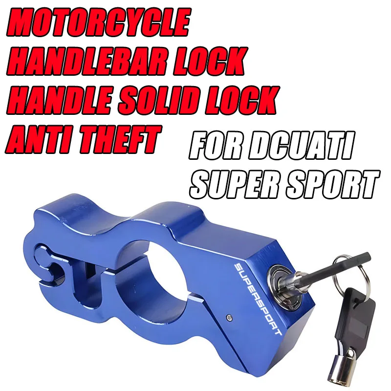 Motorcycle Handlebar Lock Handle Solid Lock Anti Theft For DUCATI SuperSport Handlebar Brake Handle Solid Pull Rod Anti Theft
Motorcycle Handlebar Lock Handle Solid Lock Anti Theft For DUCATI SuperSport Handlebar Brake Handle Solid Pull Rod Anti Theft