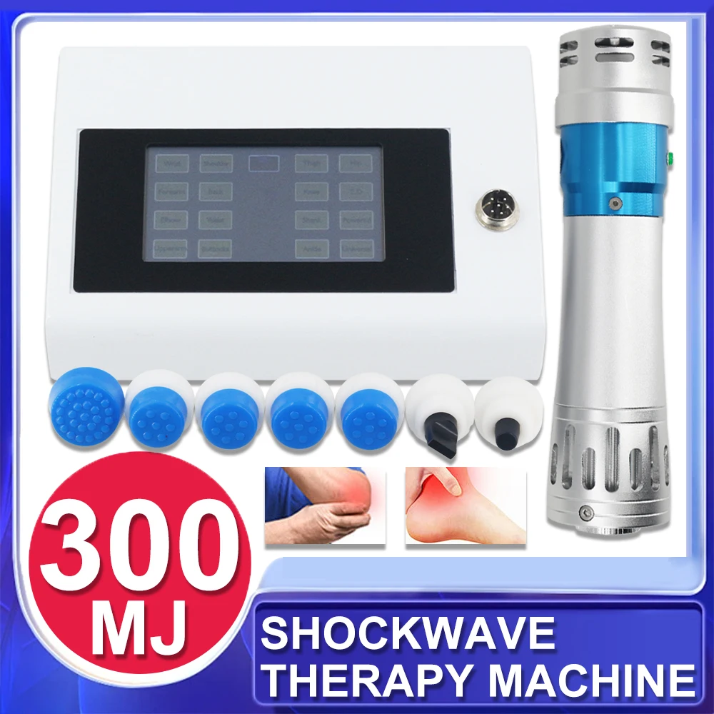 

Shockwave Therapy Machine With 7 Heads ED Treatment New 300mj Shock Wave Equipment Relax Physiotherapy Pain Relief Body Massage