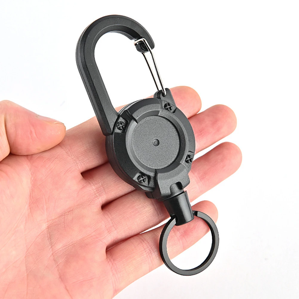 Retractabl Key Chain Keychain 60cm Black Steel Convenient And Durable 360 Degree Rotating Back Clip Easily Clip
Retractabl Key Chain Keychain 60cm Black Steel Convenient And Durable 360 Degree Rotating Back Clip Easily Clip