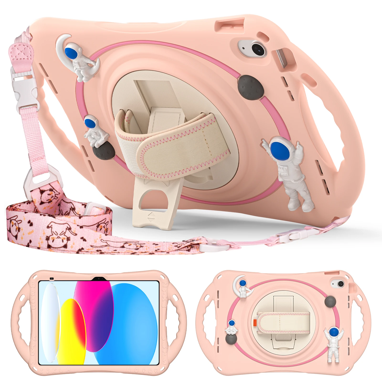 Cute KIDS Cartoon Cover for iPad 10.9 2022 10th Generation Protective Silicone Case for Air4 Air 5 10.9 2022 Stand Cover 
Cute KIDS Cartoon Cover for iPad 10.9 2022 10th Generation Protective Silicone Case for Air4 Air 5 10.9 2022 Stand Cover