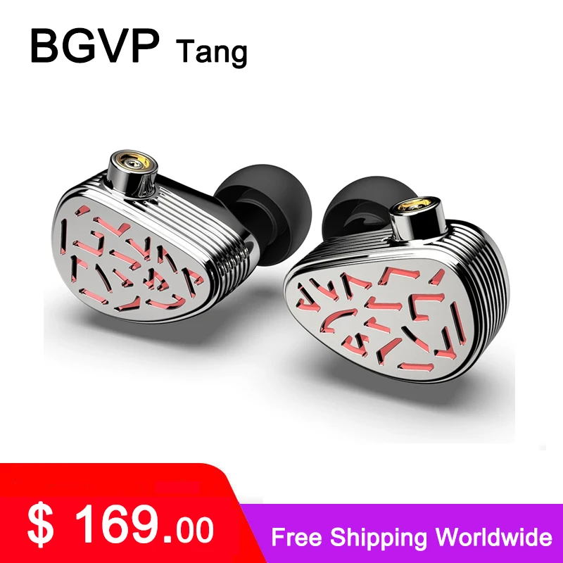 

BGVP Tang Character CNC Balanced Armature Dynamic BA+DD Hybrid Bass Hifi Music Monitor Audiophile MMCX In Ear Stereo 3D Earphone