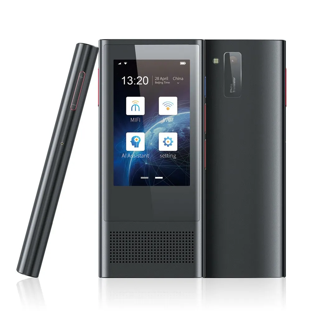 2023 W1 3.0 AI Voice Translator 117 Languages 3.1 IPS Touch Screen 4G SIM Card 8G Memory Recording Translated 2080 mAh Battery
2023 W1 3.0 AI Voice Translator 117 Languages 3.1 IPS Touch Screen 4G SIM Card 8G Memory Recording Translated 2080 mAh Battery