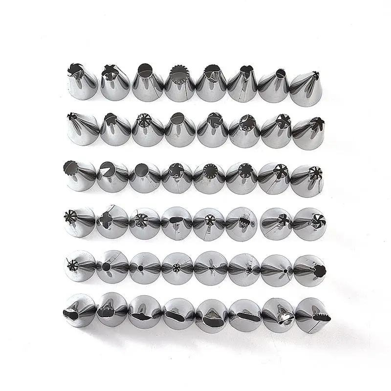 

Pcs Nozzle Pastry For Cream Set Steel Icing Piping Nozzles Cake Decorating Cake Design Accessories Fondant Cutter Tools