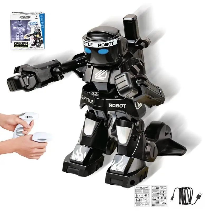 

Robot Toy For Boys And Girls 2.4G Intelligent Battle Robots Toy Parent-Child Interaction Boxing Robot With Color Changed Light