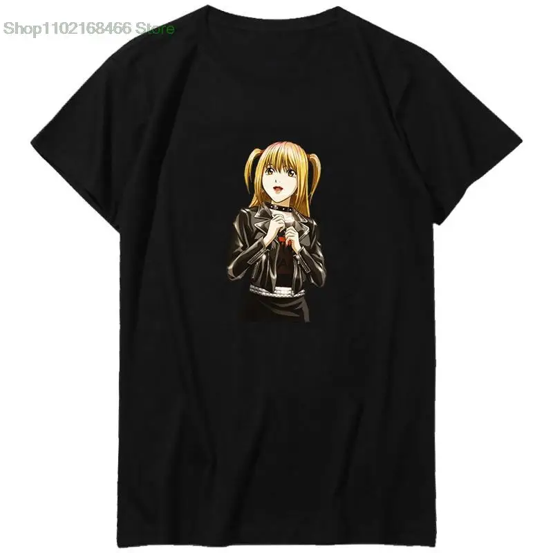 Death Note Misa T Shirts Short Sleeve Japanese Anime Manga Unisex Black & White T-Shirt graphic t shirts Harajuku clothing
Death Note Misa T Shirts Short Sleeve Japanese Anime Manga Unisex Black & White T-Shirt graphic t shirts Harajuku clothing