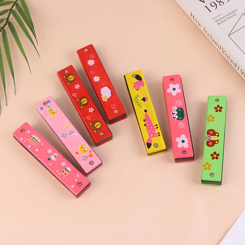 16 Holes Wooden Double Row Blowable Harmonica Cute Cartoon Pattern Beginner Kids Musical Educational Toys
16 Holes Wooden Double Row Blowable Harmonica Cute Cartoon Pattern Beginner Kids Musical Educational Toys