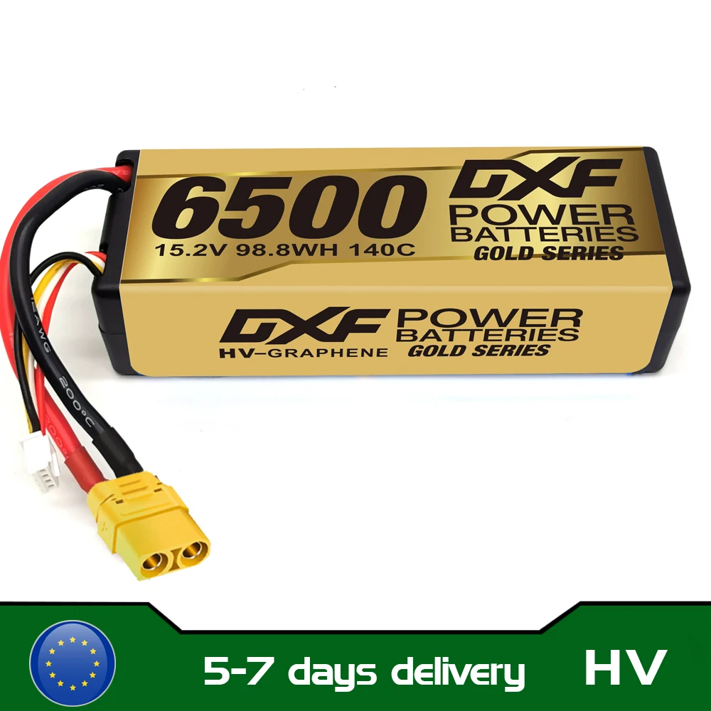 DXF Batteries Lipo 7.6V 11.4V 7.4V 11.1V 15.2V 14.8V 22.2V 2S 3S 4S 6S 10000mAh 6500mAh 6200mAh 6750mAh 8000mAh 7000mAh RC Car
DXF Batteries Lipo 7.6V 11.4V 7.4V 11.1V 15.2V 14.8V 22.2V 2S 3S 4S 6S 10000mAh 6500mAh 6200mAh 6750mAh 8000mAh 7000mAh RC Car