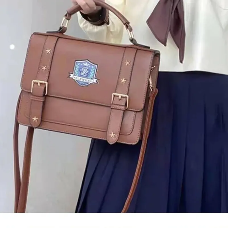 

2024 New Fashion Messenger Bags JK Uniform Handbags Japanese Badge Harajuku School Style Crossbody Bags Teenage Girls Bolso