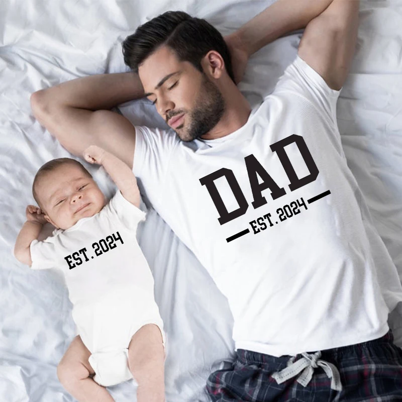 Custom Dad EST. 2024 Shirt T-Shirt for New Father Gifts Dad EST. 2024 T-Shirts Gifts for Husband Gift for Dad
Custom Dad EST. 2024 Shirt T-Shirt for New Father Gifts Dad EST. 2024 T-Shirts Gifts for Husband Gift for Dad